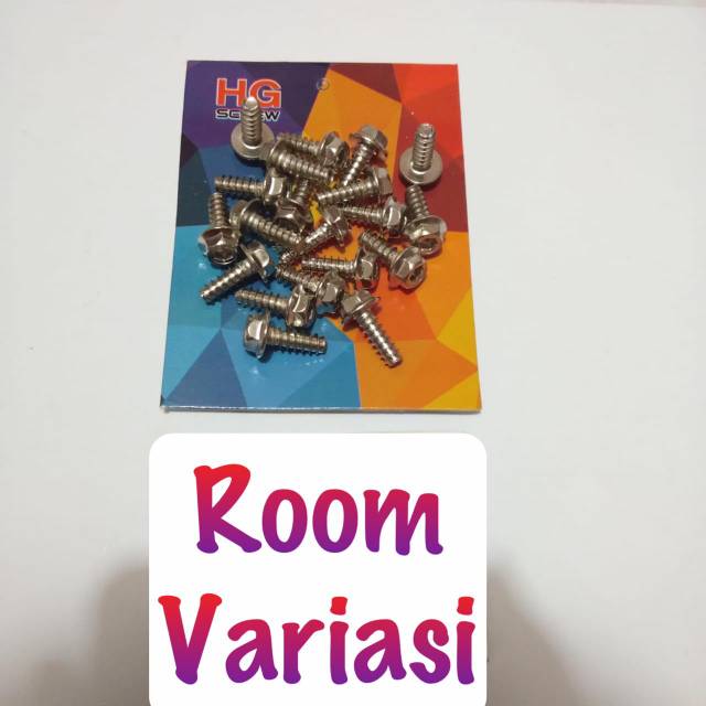 BAUT BODY YAMAHA CHR0ME PER PACK(20PCS) BAUT BODY KHUSUS YAMAHA