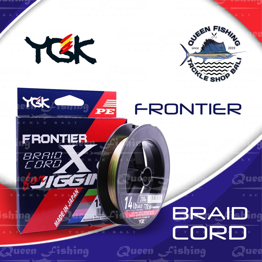 YGK FRONTIER BRAID CORD X8 FOR JIGGING