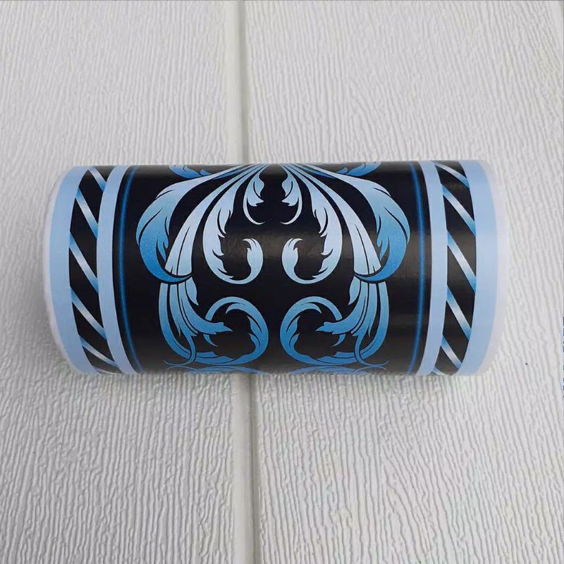 Wall Border List Wallpaper Sticker Biru Keren