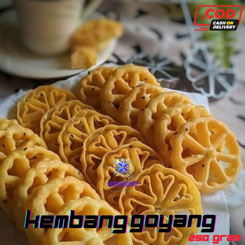 

kembang goyang Mamah muda 250 Gram - seroja asin isi 22 pcs.