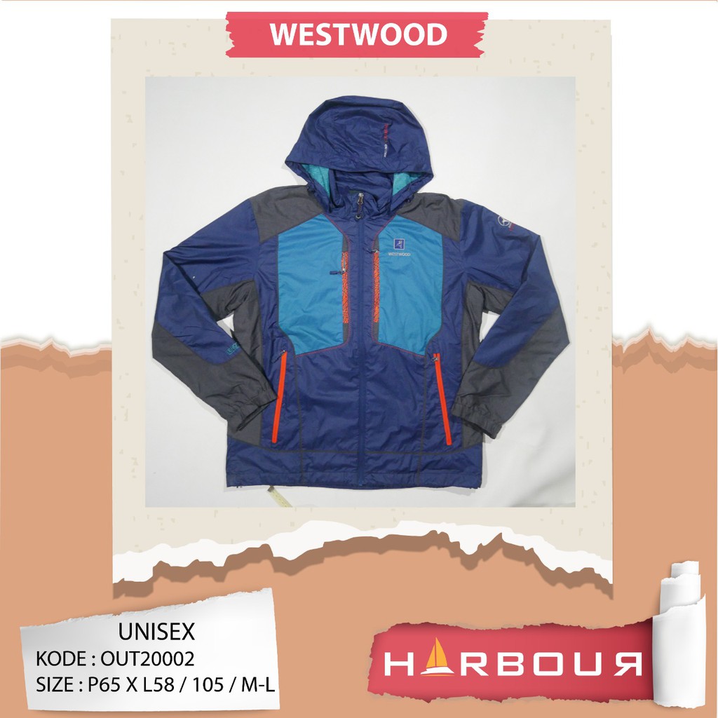WESTWOOD Jaket Gunung Outdoor Second Original Waterproof Windproof OUT20002