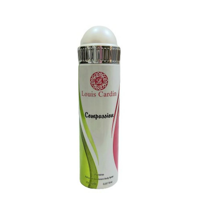 Deodorant Perfumed Body Spray Louis Cardin Compassion 200ml