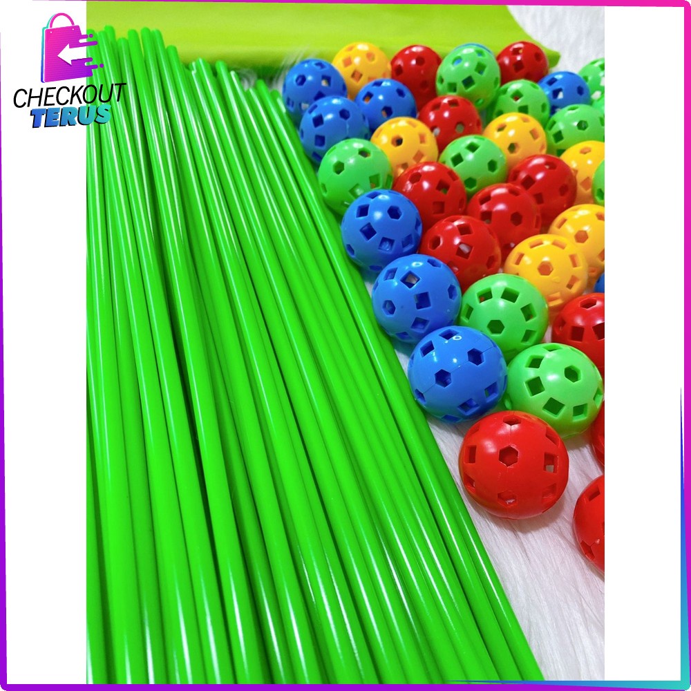 CT M200 Mainan Anak Magic Straw Mainan Pipa Ajaib Building Block Mainan Anak Rumah Rumahan Tenda Bongkar Pasang