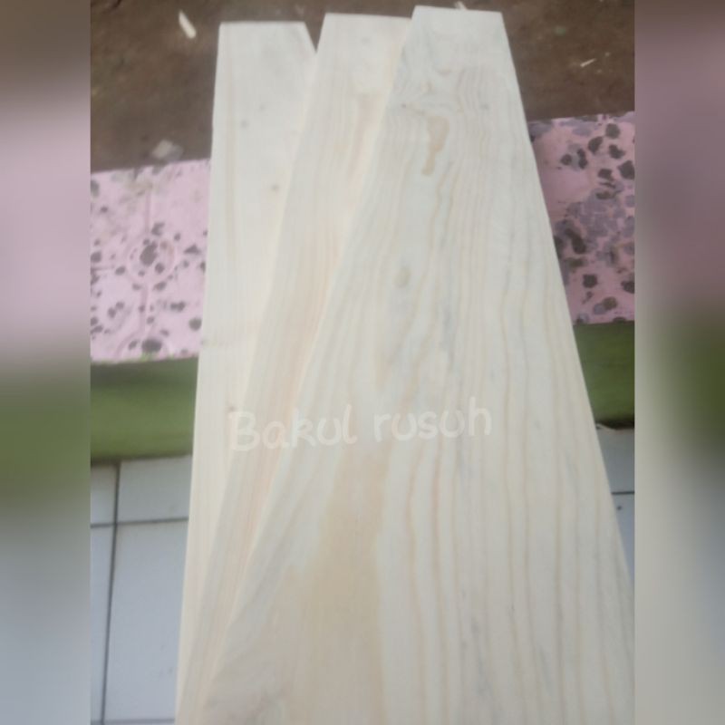 KAYU PAPAN JATI BELANDA MULUS EKS PALET SERAT BAGUS 120X12 CM