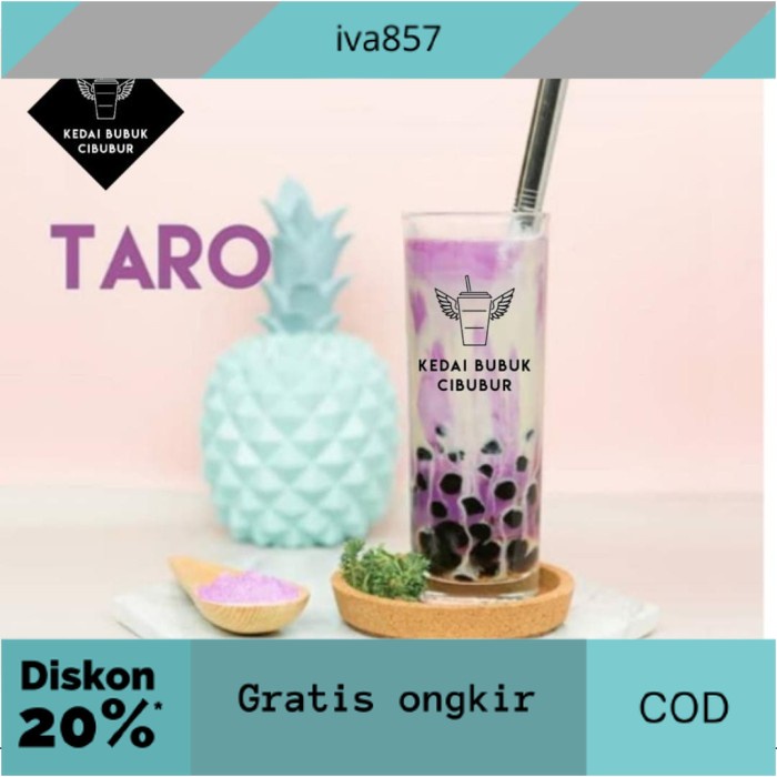 

PROMO PREMIUM Taro original Javaland bubuk minuman kekinian GRATIS ONGKIR