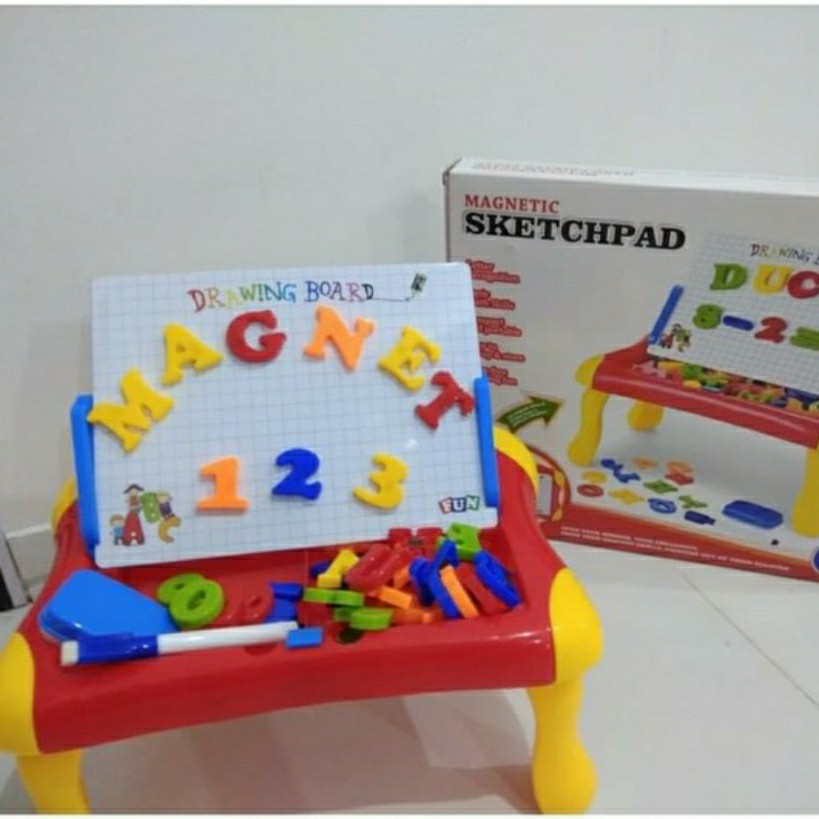 Papan Tulis Magnet Magnetic Board Sketchpad Kado Mainan Edukasi Anak/Hobi Anak