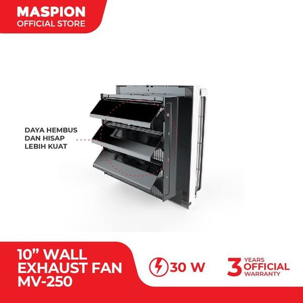 Exhaust Fan Maspion MV-250NEX / Exhaust Dinding Maspion MV250NEX 10inch