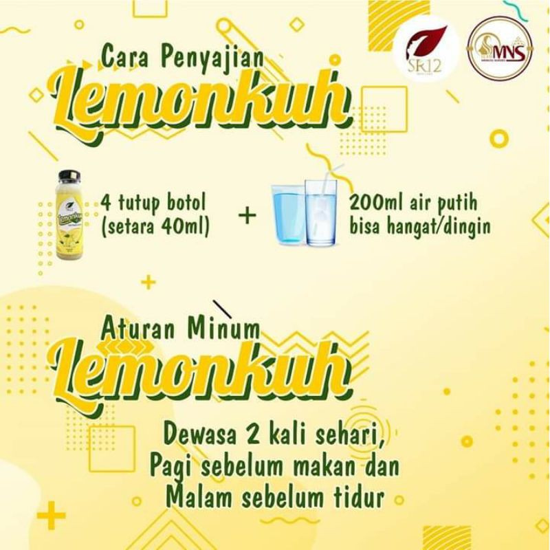 

LEMONKUH SR12/Sari Buah Lemon/Bisa buat Diet/minuman herbal