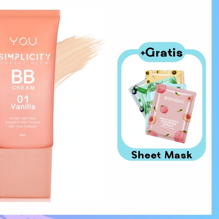 Kosmetik You The Simplicity Perfect Glow BB Cream / Alas Bedak You