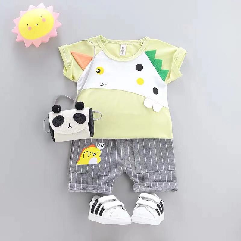 MOBAS OFFICIAL Baju Anak Balita Import | Set Kaos Anak Cowok / Kualitas Premium harga Murah