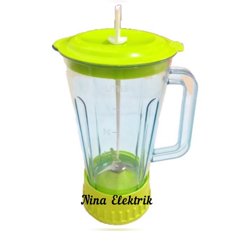 Gelas Blender Miyako BL 151GF / 152 GF /302GS (gear bawah nylon) PISAU 6 LEBIH TAJAM