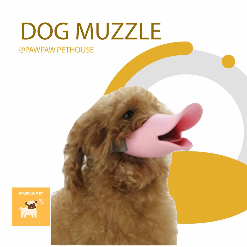 [PAWPAWPET] Brongsong Anjing / Dog Muzzle / Brangus Model Bebek Duck bill muzzle