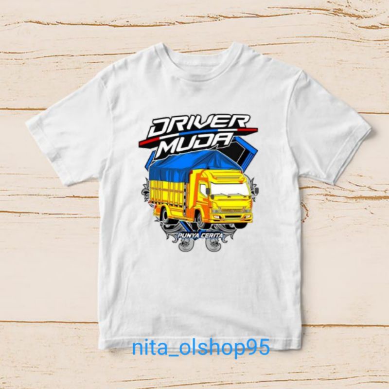 baju anak truk mobil oleng kaos anak terlaris