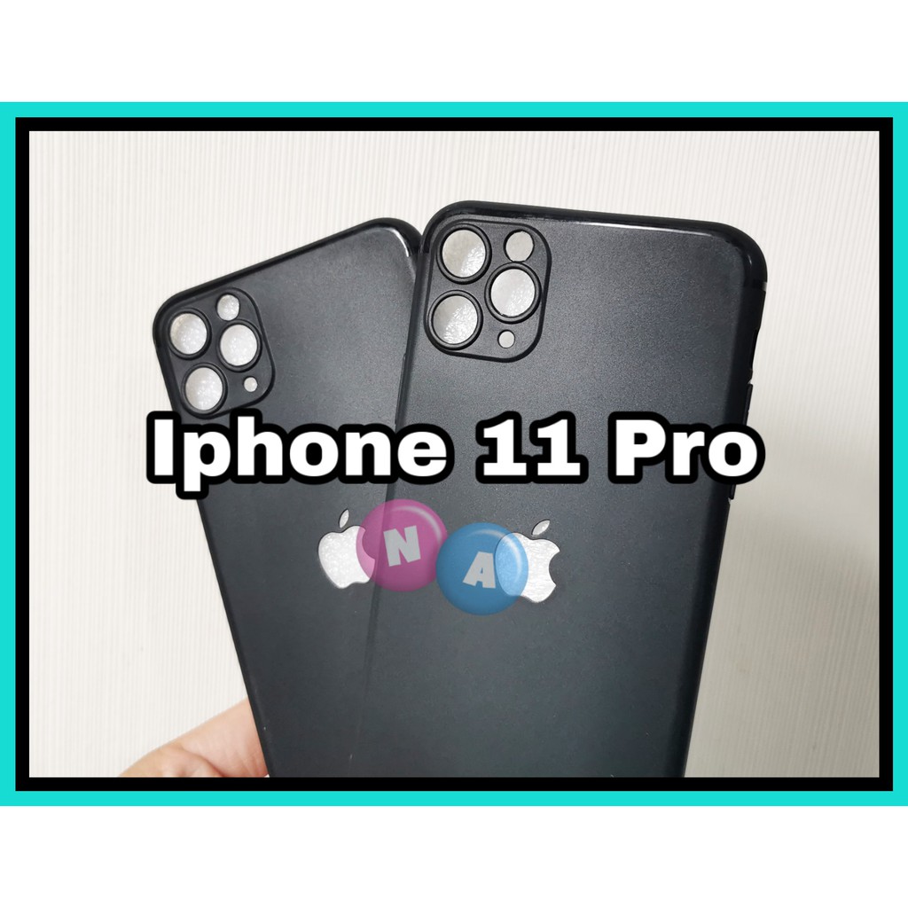 Softcase Iphone 11 - 11 PRO - 11 PRO MAX - Logo Apple - SILICON THIN MATTE Iphone 11