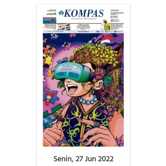 Koran Harian KOMPAS eds 2022 (bisa request)