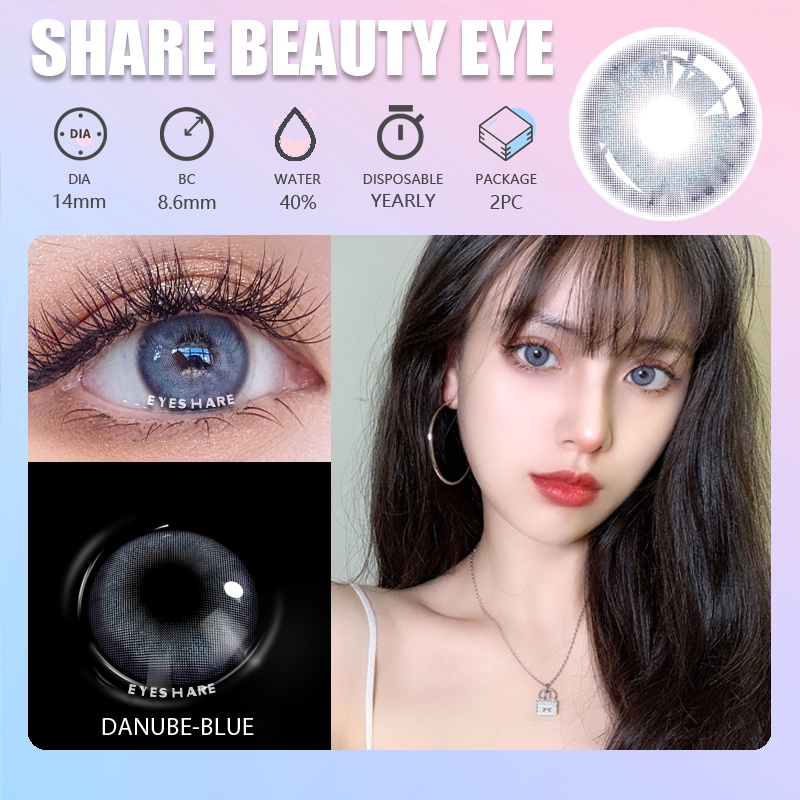 2022 NEW（COD&amp;BARANG SPOT）DANUBE 4 WARNA BARU 1PASANG KAWAII LENSA KONTAK WARNA EXOTICON INNOCENT SOFTLENS SOFLEN MATA SOFLENT SOFLEN NORMAL/MATA KOREAMATA KORE/BIG EYES/ BIO TRUE LENS SOLUTION 75ML  / CAIRAN LENSA KONTAK