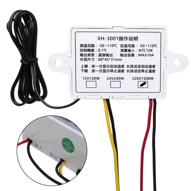 Thermostat digital temperature