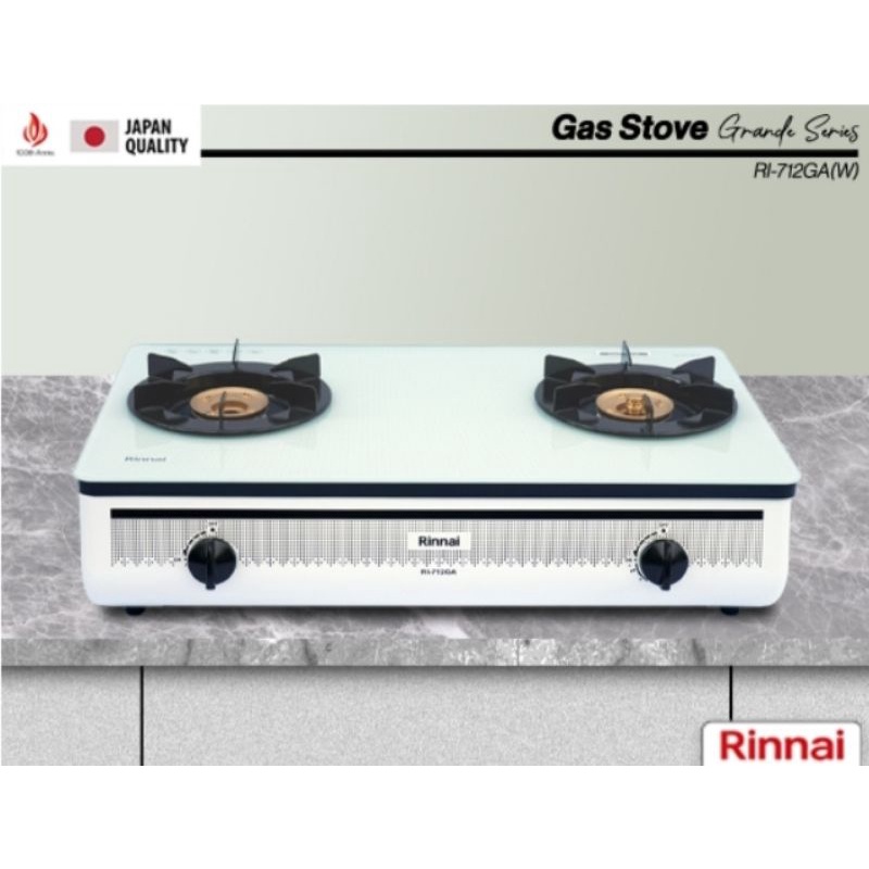 KOMPOR GAS RI 712 GA WHITE RINNAI