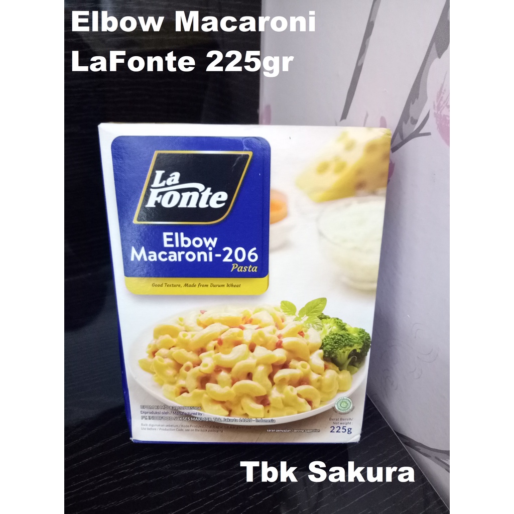 

LaFonte ELBOW Macaroni 225gr / Makaroni