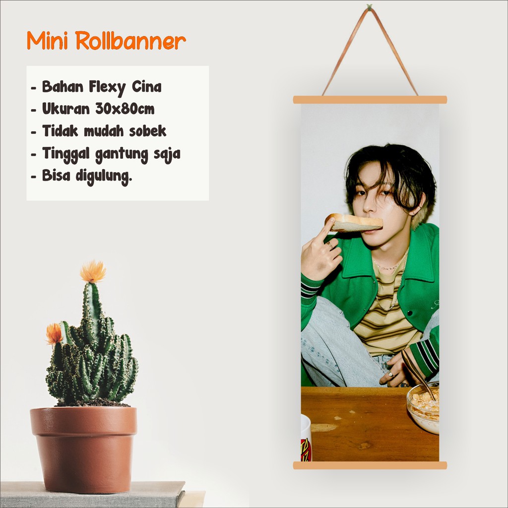 MINI ROLL BANNER RENJUN NCT DREAM HOT SAUCE JALAPENO