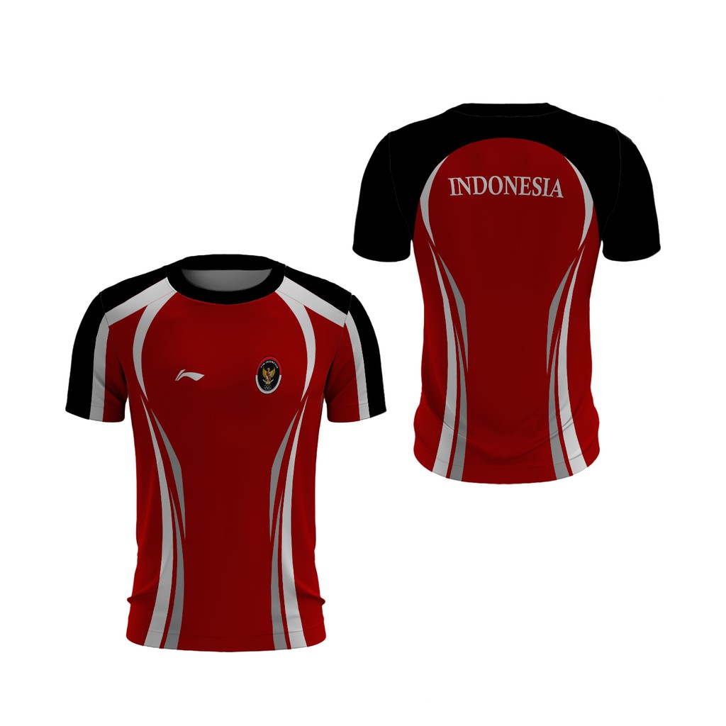 [riashop] Kaos Pria TIM INDONESIA OLIMPIADE TOKYO 2020 / T Shirt TIM INDONESIA OLIMPIADE TOKYO 2020