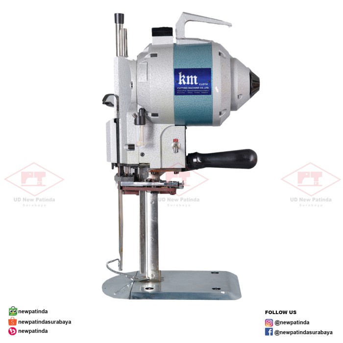 mesin potong gunting kain lurus 8 inch KM