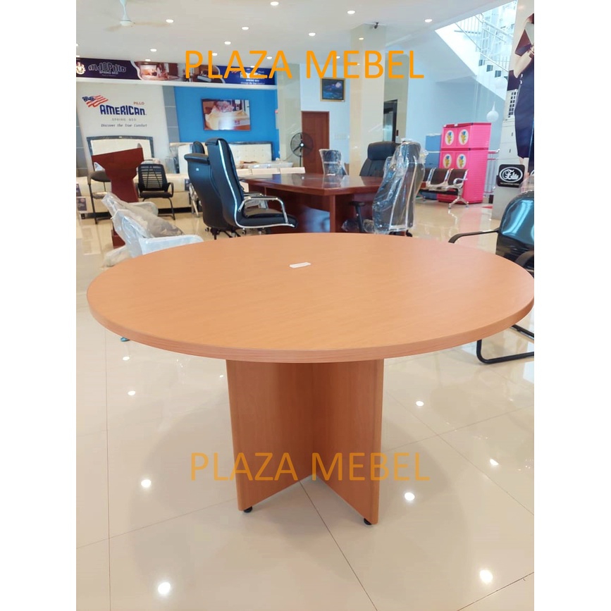Meja Rapat Bulat / Bundar Uk. 120 INDACHI / Meja Meeting