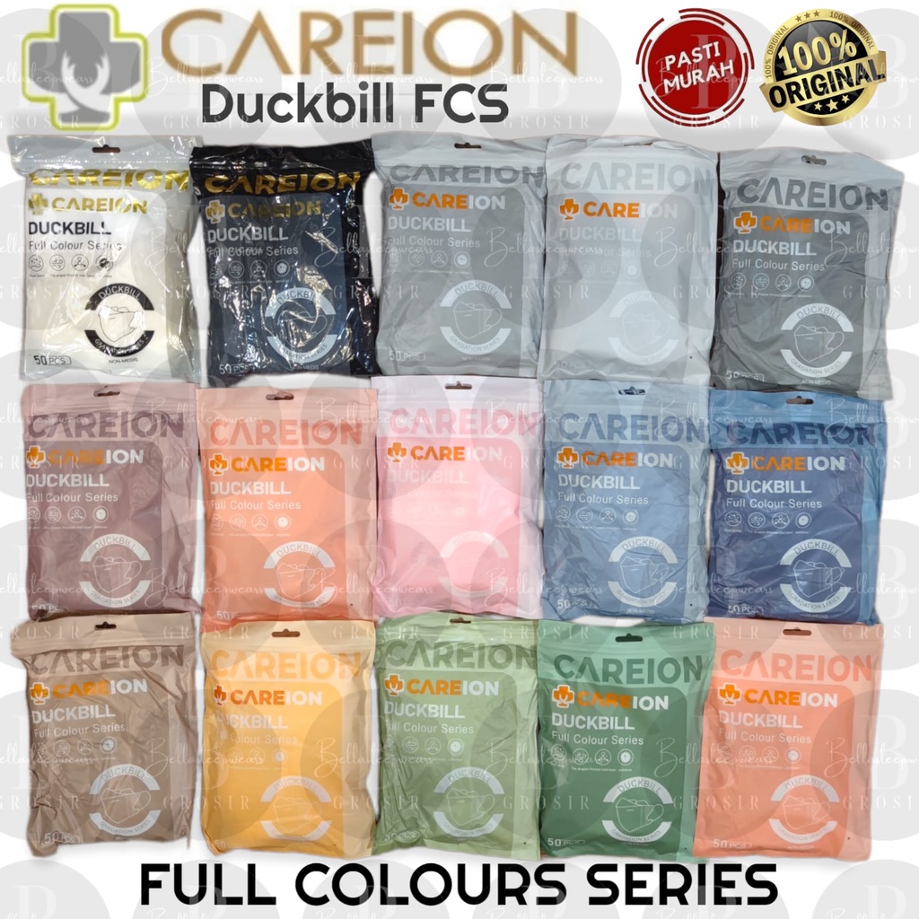 FULL COLOURS SERIES 4PLY DB CAREION EMBOSS ISI 50- MASKER DUCKBILL 4PLY CAREION EMBOS COLOUR PASTEL FCS