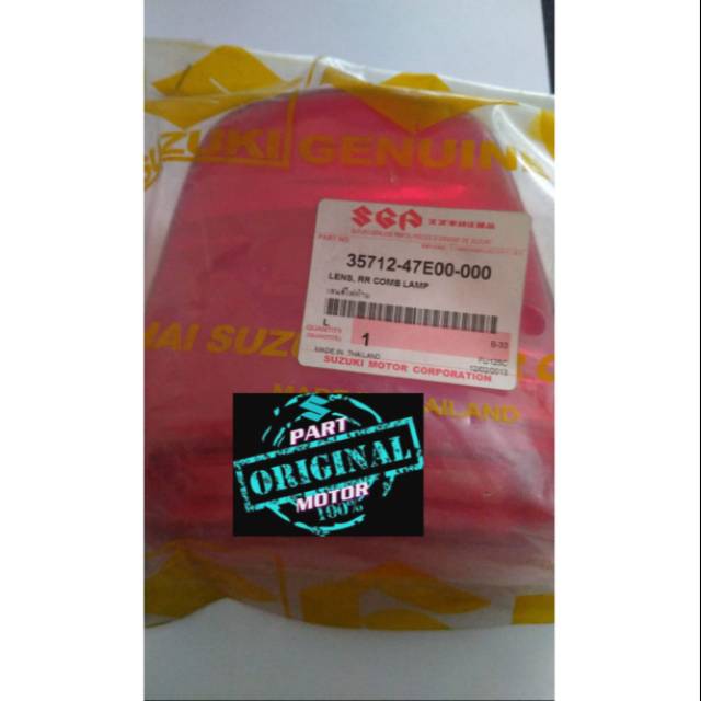 Mika kaca stop lamp belakang RAIDER 125 ORI THAILAND