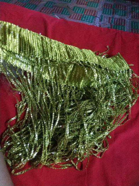 Tirai Benang Gliter Polos