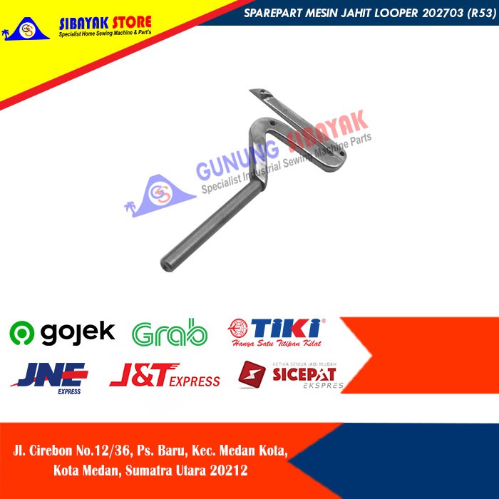 Lower Looper Bawah Mesin Obras Pegasus R53 R57