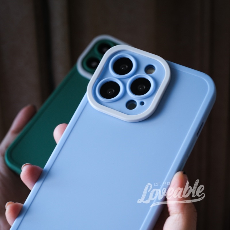 minimalist korean square case iphone 12 13 pro max