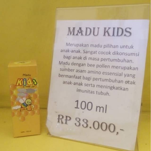 

Madu kids / Madu anak