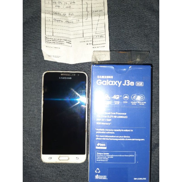 Samsung Galaxy J3 2016 preloved murah second / HP daring / HP jualan
