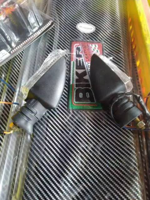 lampu sen sein motor variasi jumbo motor vixion klx tiger thunder cbr crf scorpio dll / lampu motor-2