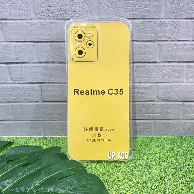 REALME C31 C35 C20 C30 Anticrack Softcase / Anti crack Bening silikon Tpu