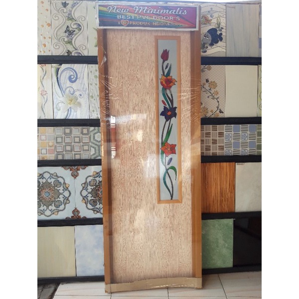 pintu kamar mandi pvc + handle