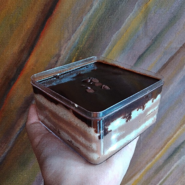 12 Pcs Dessert Box / Toples Nastar Kue Kering Persegi Plastik Mika