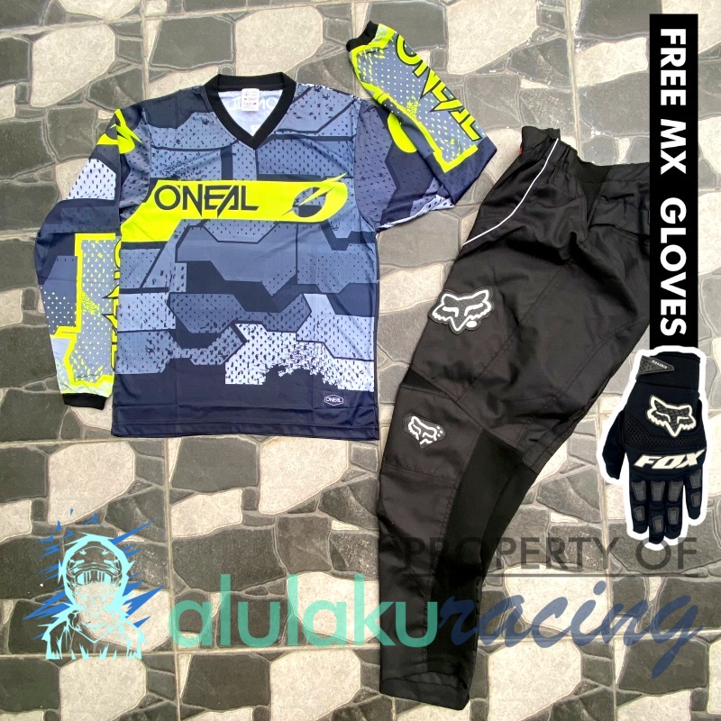 Jersey &amp; Celana MX Trail Motocross - Paket Bundling ONCT1101-F41