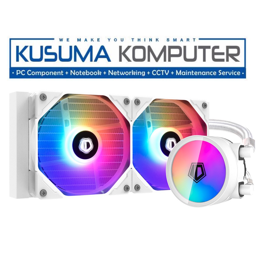 ID Cooling ZOOMFLOW 240 XT SNOW AIO Water Cooling CPU Cooler Support LGA 1700