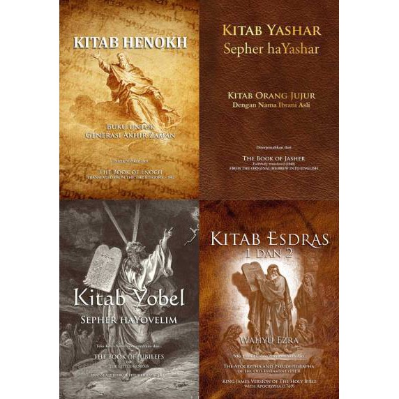 Paket 4 Kitab Ibrani : Henokh, Yashar, Yobel dan Esdras 1 & 2