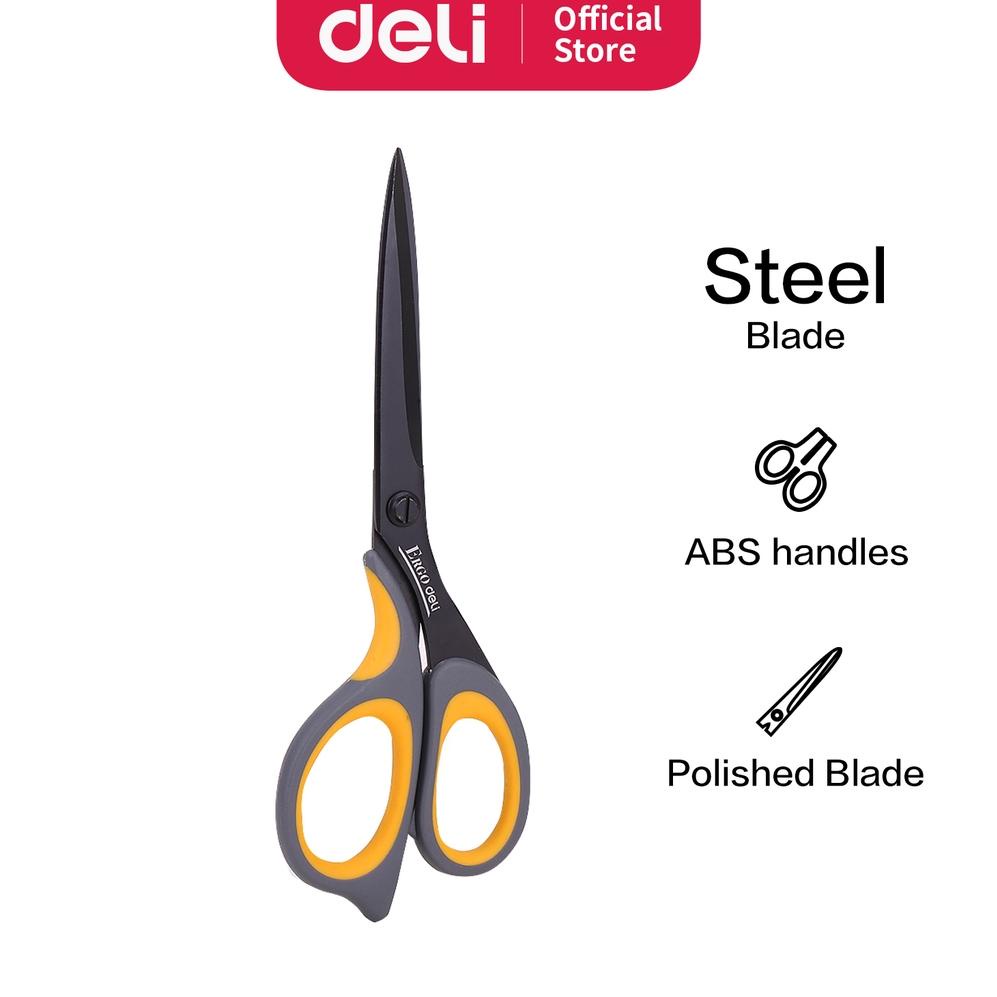 

COD Deli Teflon Scissors / Gunting Teflon 210mm Anti Lengket Desain Ergonomis E77757 (ART. 64)