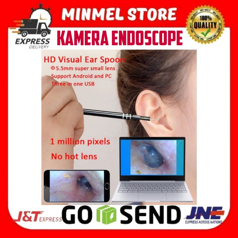 Endoscope Camera HD Visual USB Earpick 5,5mm KAMERA ENDOSCOPE TELINGA