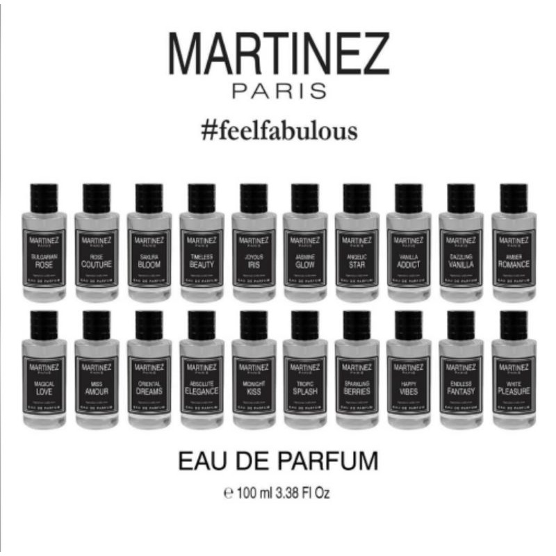 Martinez Eau De Parfum Collection 100ml Eau De Parfum