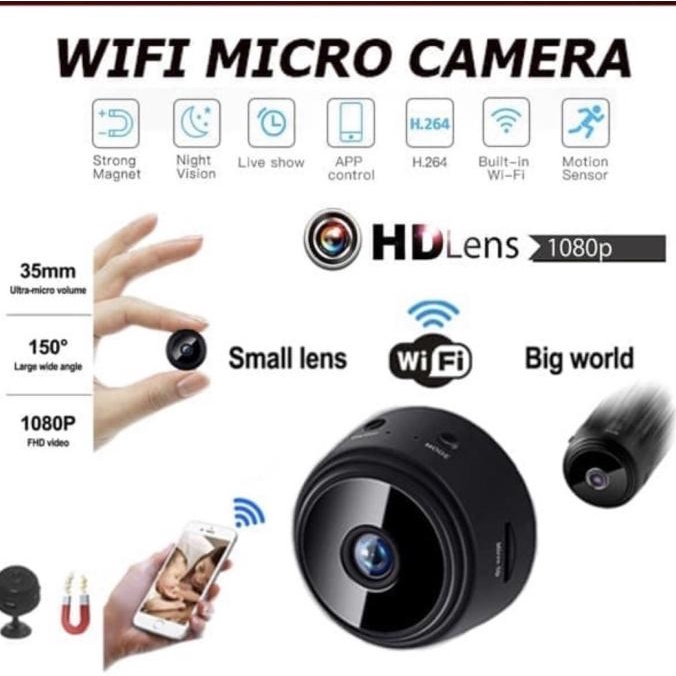 Ip Cam Mini A9/Camera Mini Magnet Wireless/Spy Camera Fullhd Mini