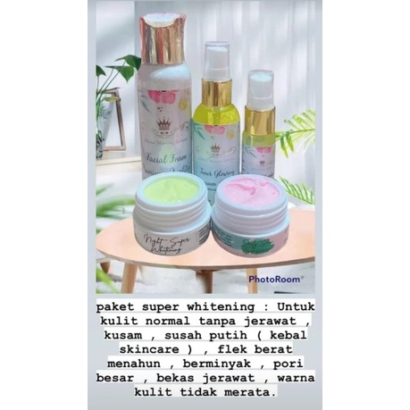 DILONA SKINCARE  Cream Wajah SuperWhitening Free Serum Glasskin ( daily glow / day pink )