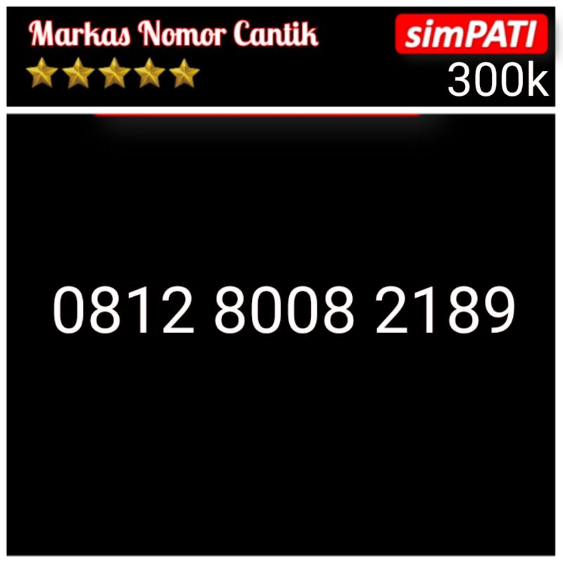 kartu perdana nomor cantik simpati seri ifachui hoki 189 mnc28