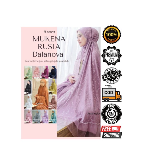 Mukena Rusia Ori Dalanova