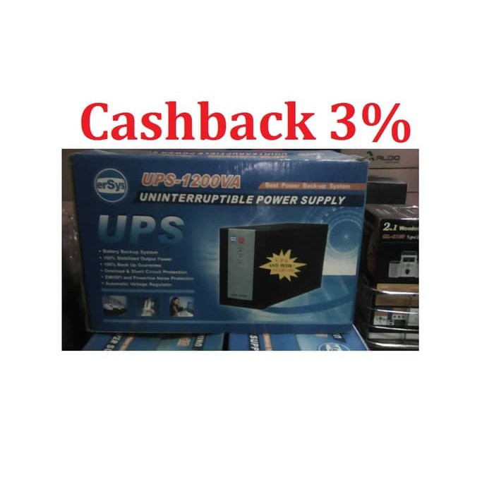 Ups Ersys 1200Va / Ups 1200va + Stabilizer