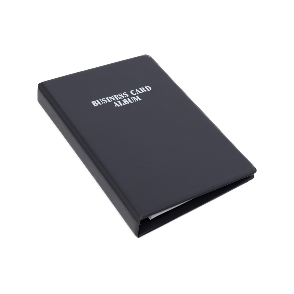 

[Store] Bantex Business Card Album 160 Cards A4 Atrachite Grey #5596 25